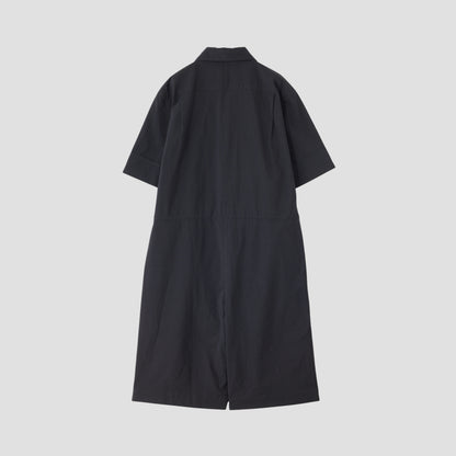 MATT COTTON SILK POPLIN DRESS