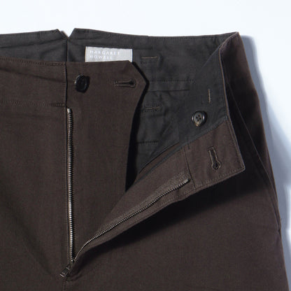 DENSE COTTON TWILL TROUSERS
