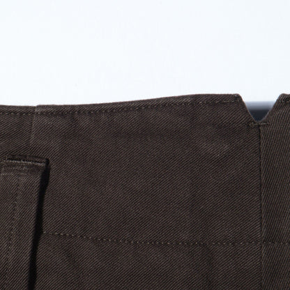 DENSE COTTON TWILL TROUSERS