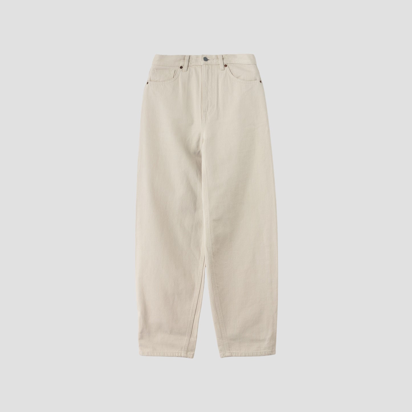 WHITE DENIM TROUSERS