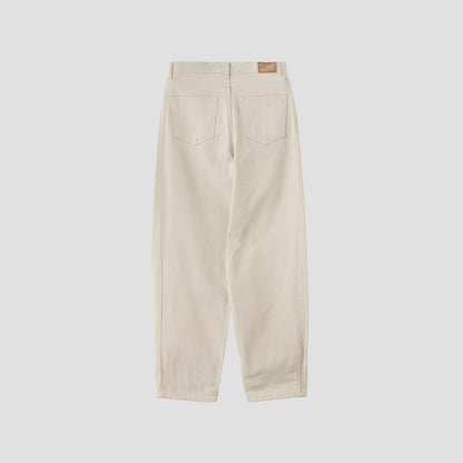 WHITE DENIM TROUSERS