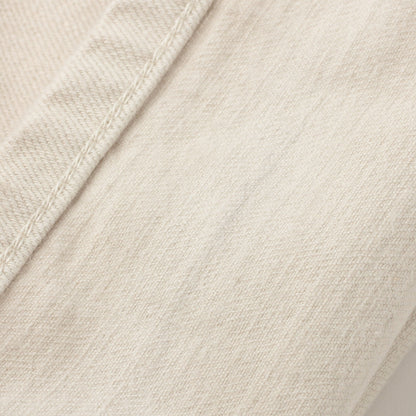 WHITE DENIM TROUSERS