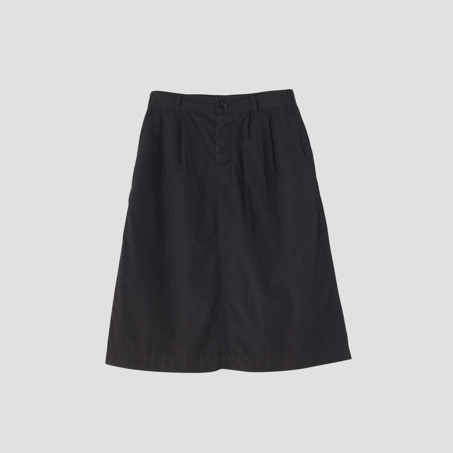 COMPACT TOUGH COTTON POPLIN SKIRT