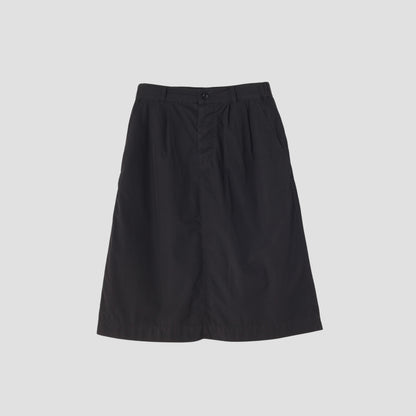COMPACT TOUGH COTTON POPLIN SKIRT