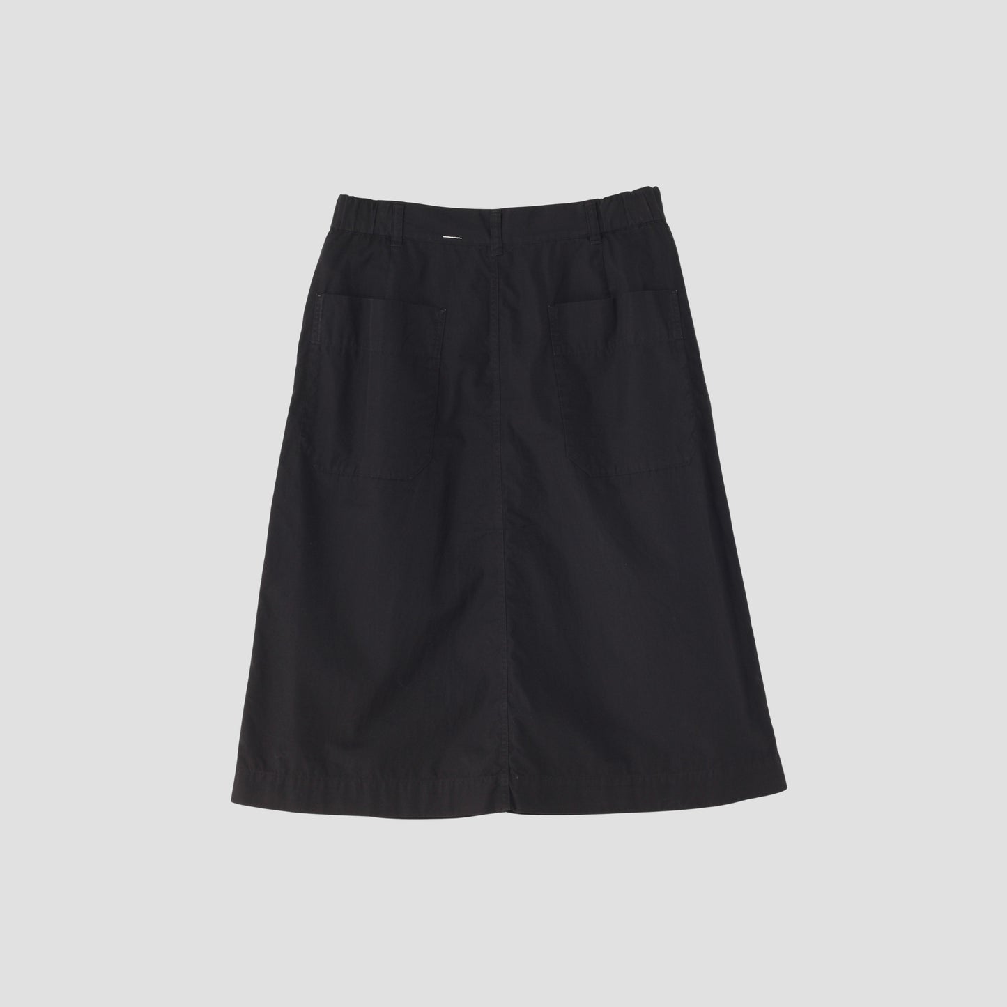 COMPACT TOUGH COTTON POPLIN SKIRT
