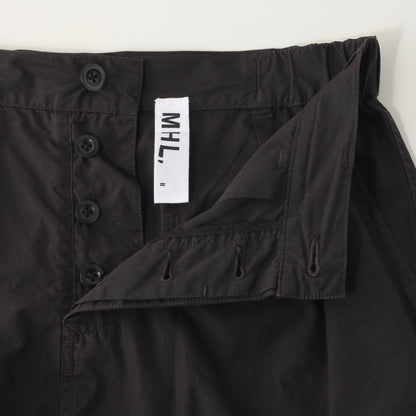 COMPACT TOUGH COTTON POPLIN SKIRT