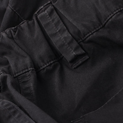 FINE COMPACT COTTON POPLIN TROUSERS