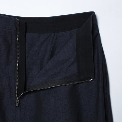 HIGH TWIST COTTON LINEN SKIRT