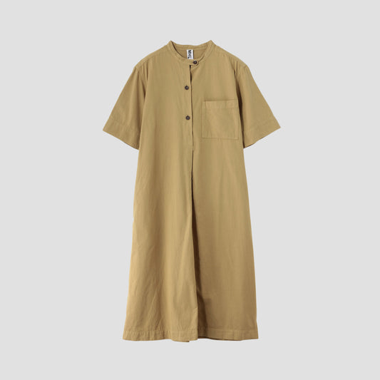 COTTON LINEN SHIRTING DRESS