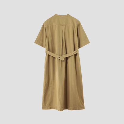 COTTON LINEN SHIRTING DRESS