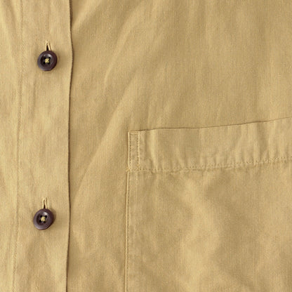 COTTON LINEN SHIRTING DRESS