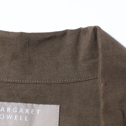 FINE PLAINWEAVE COTTON LINEN DRESS