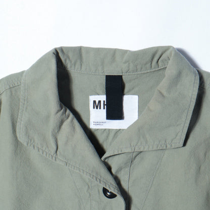 WORN COTTON PLAINWEAVE SHIRT