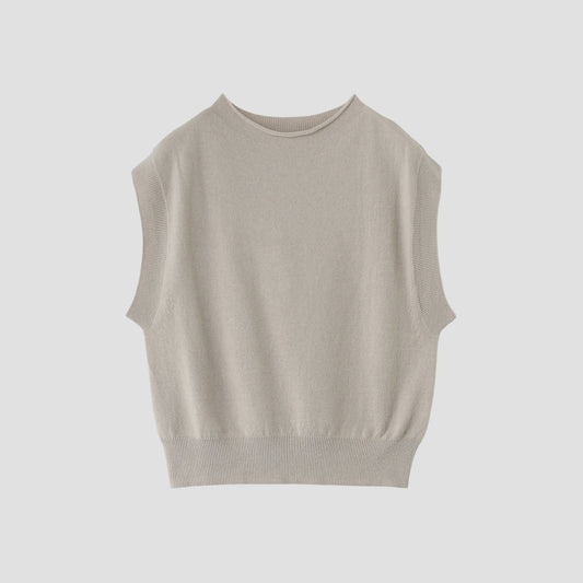 WOOL CASHMERE SLIPOVER KNIT