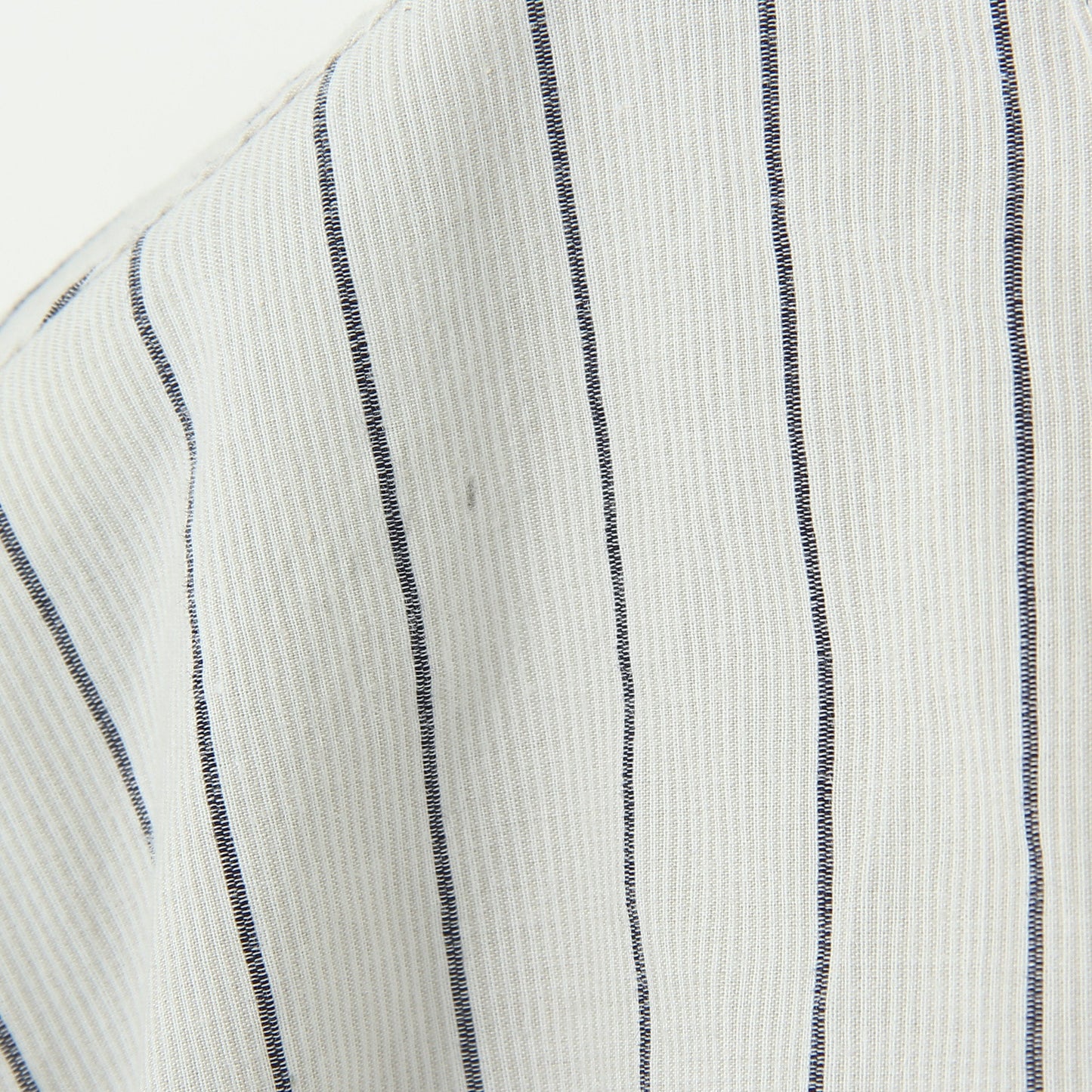 AGO COTTON RAMIE STRIPE SHIRT