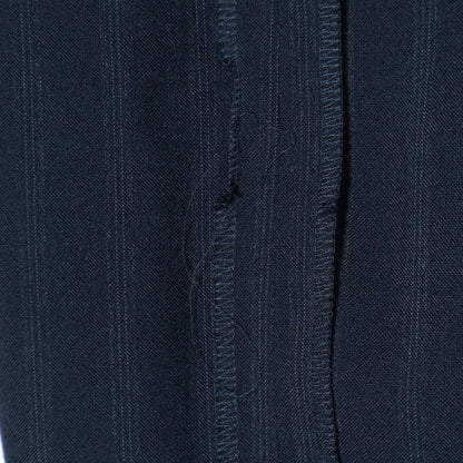 WIDE STRIPE WOOL TROUSERS