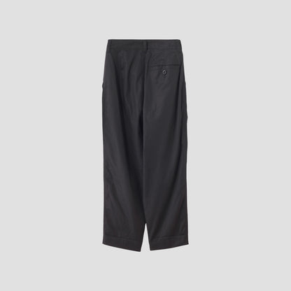 CRISP COTTON TWILL TROUSERS