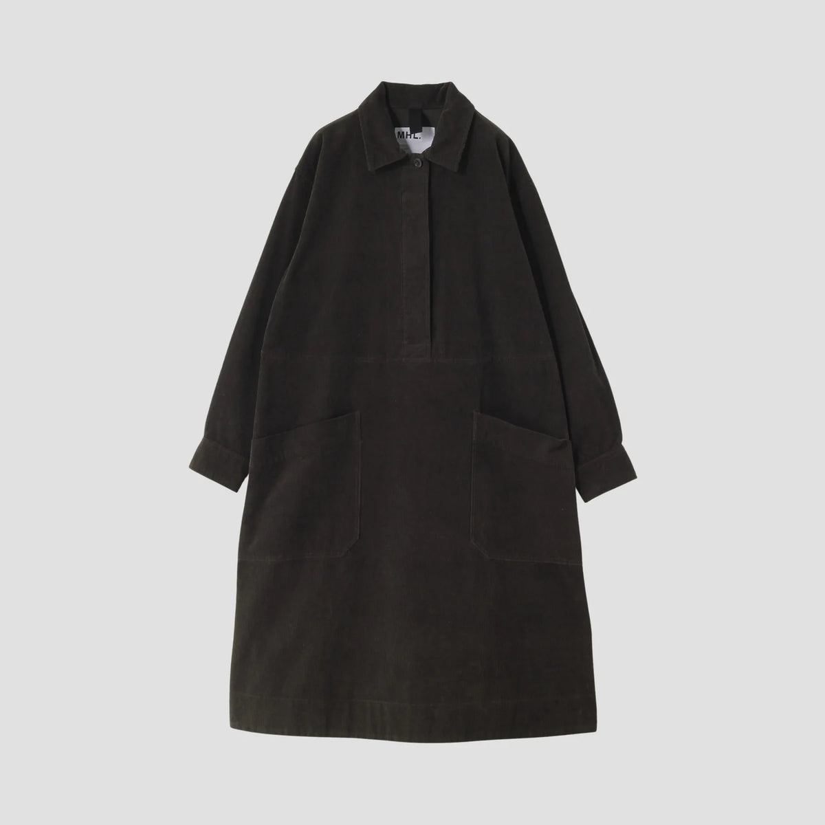 DRY COTTON NEEDLECORD DRESS