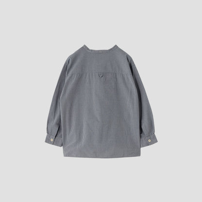 TINY GINGHAM COTTON SHIRT