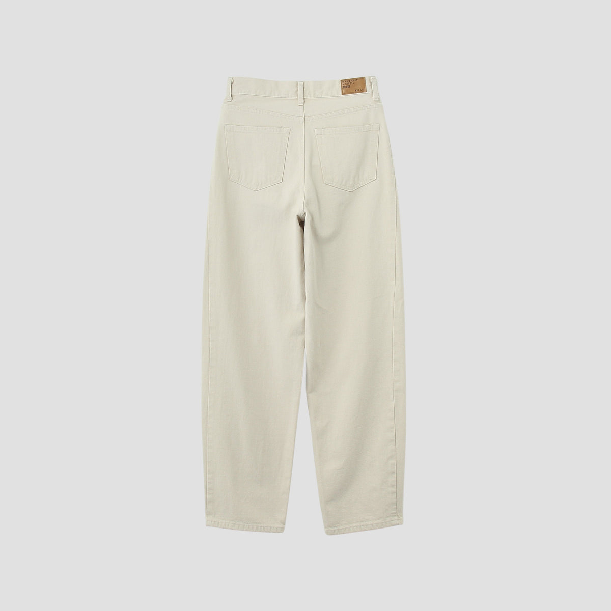 WHITE DENIM TROUSERS