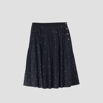 SPOT PRINT BATISTE SKIRT