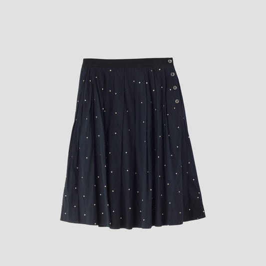 SPOT PRINT BATISTE SKIRT