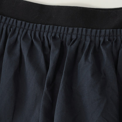 COTTON SILK POPLIN SKIRT