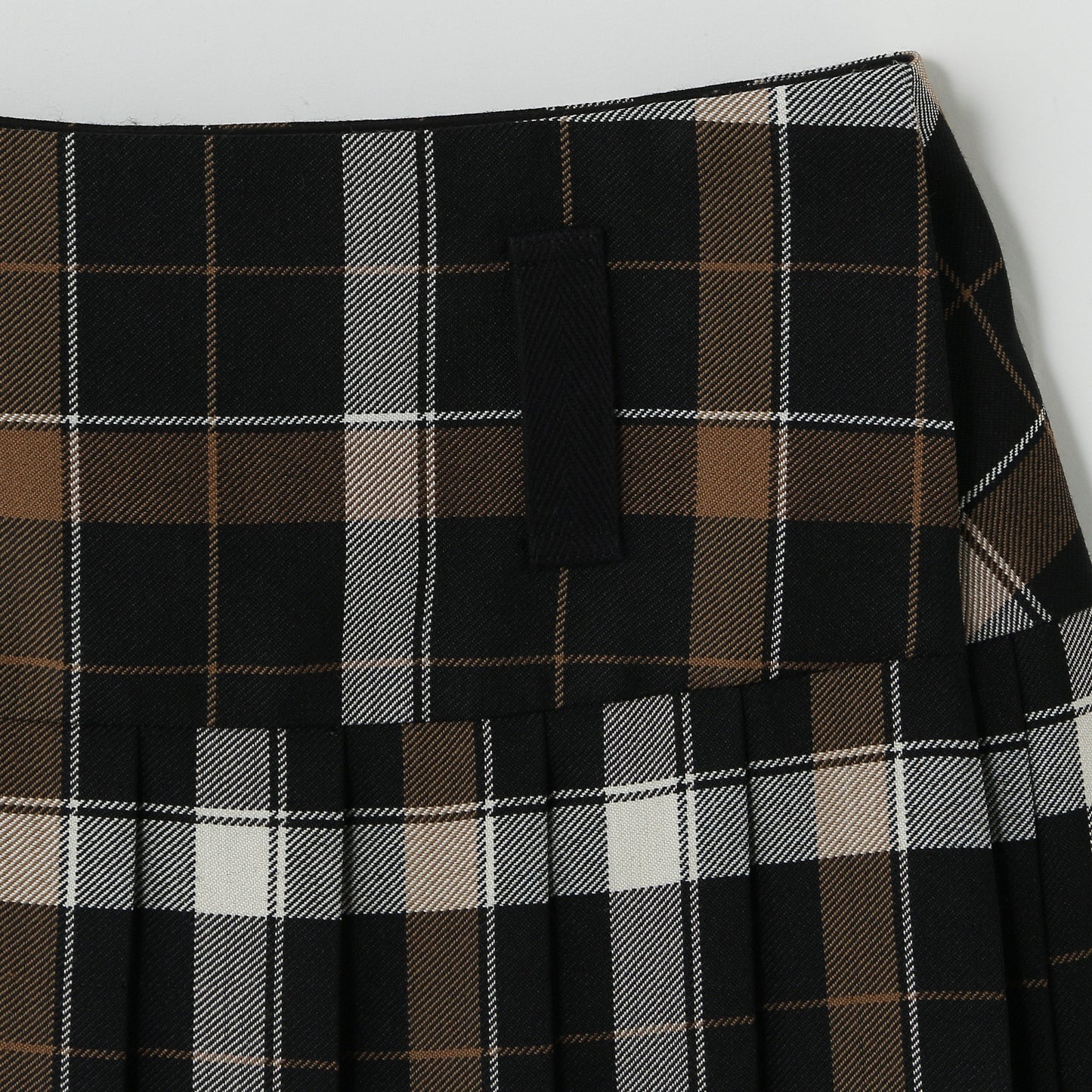 TARTAN WOOL BLEND SKIRT