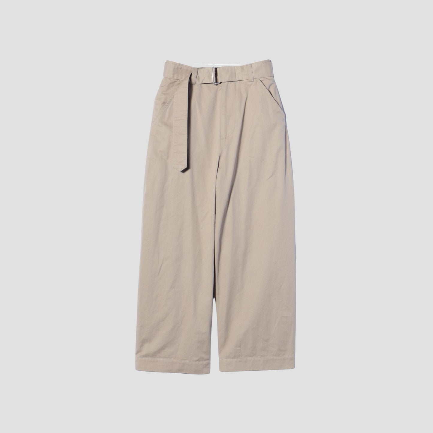 LIGHT COTTON LINEN TWILL TROUSERS