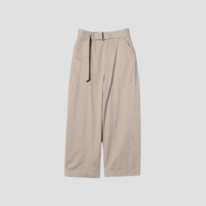 LIGHT COTTON LINEN TWILL TROUSERS