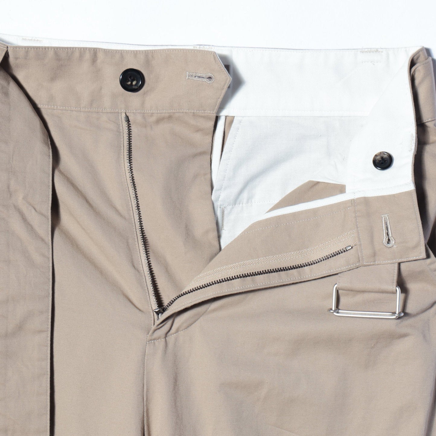 LIGHT COTTON LINEN TWILL TROUSERS
