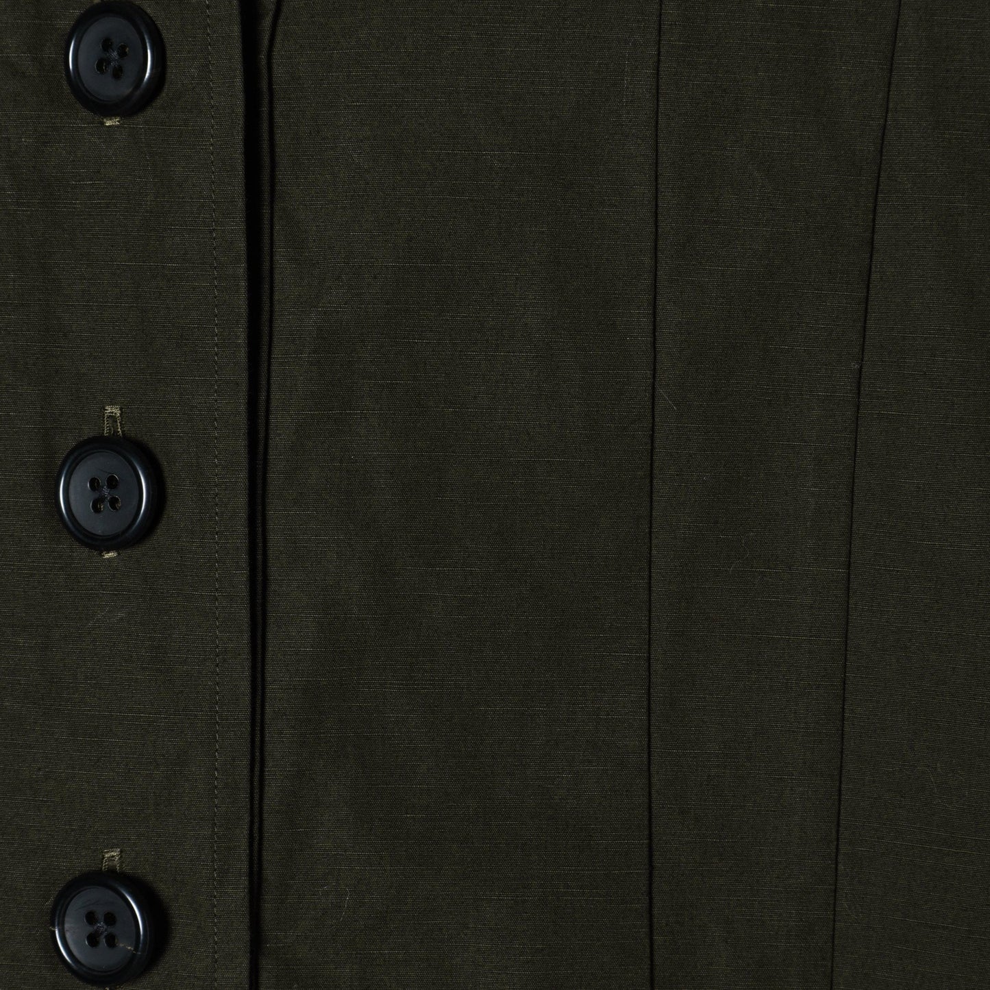 PLAIN WEAVE COTTON LINEN DRESS