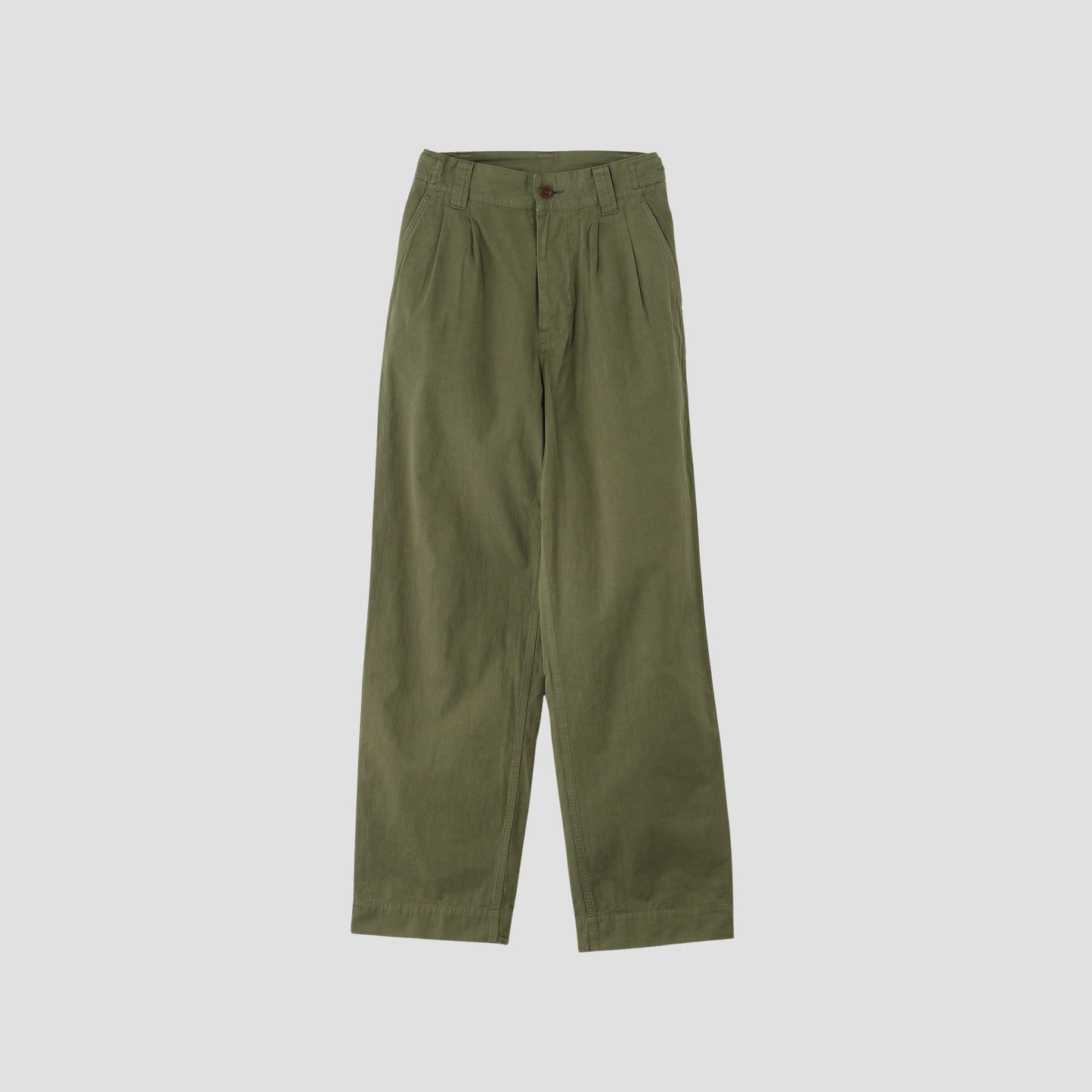 GARMENT DYE LIGHTWEIGHT PLAINWEAVE TROUSERS