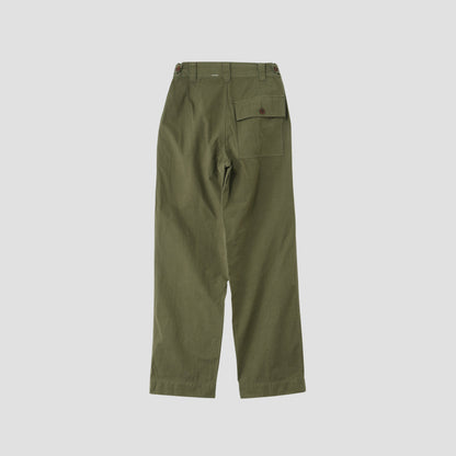 GARMENT DYE LIGHTWEIGHT PLAINWEAVE TROUSERS