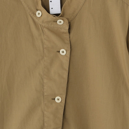 AGO GARMENT DYE BASIC POPLIN DRESS