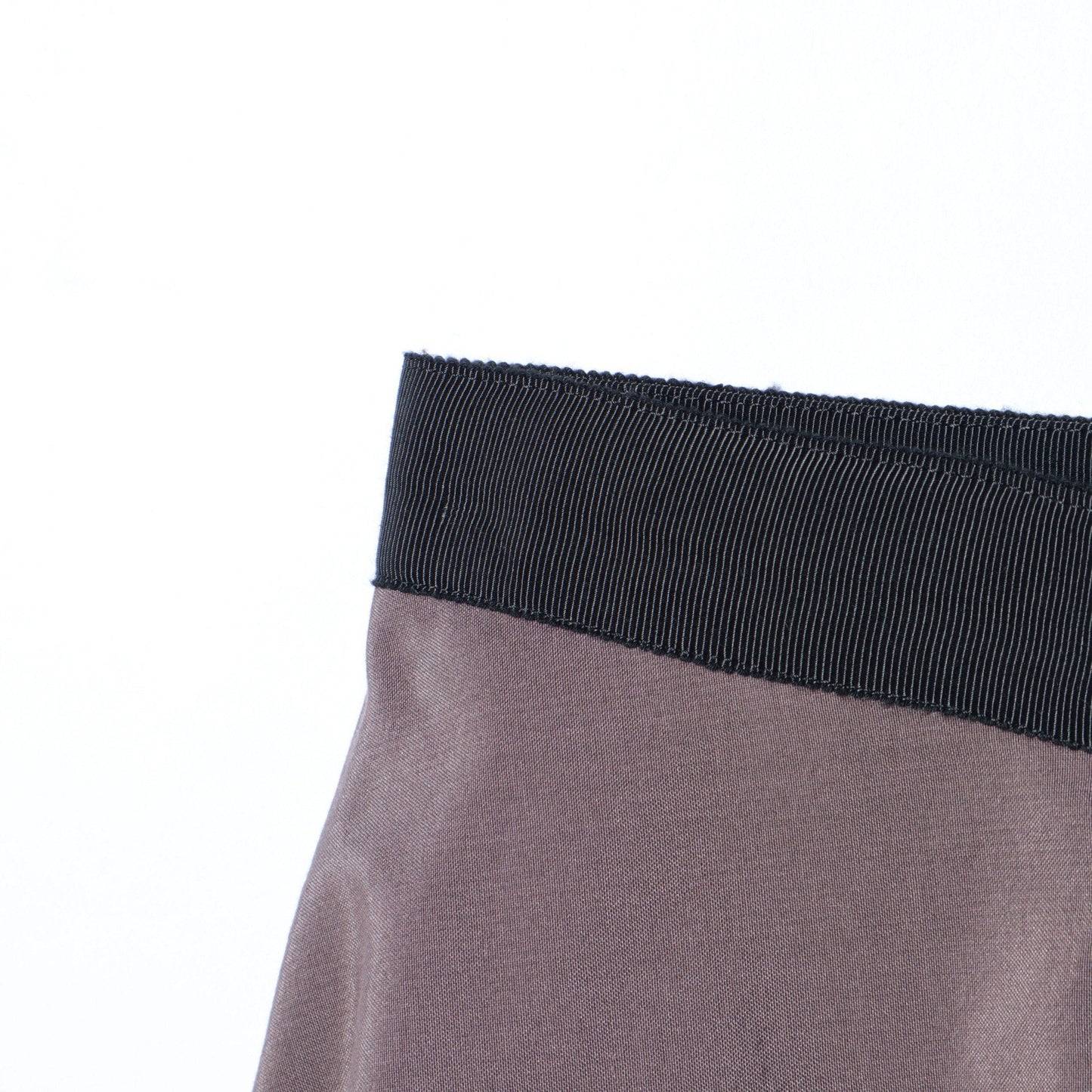 SILK COTTON POPLIN SKIRT