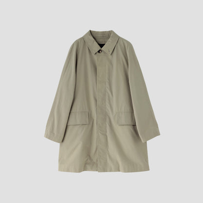 WASHED COTTON POPLIN COAT