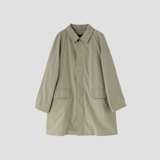 WASHED COTTON POPLIN COAT