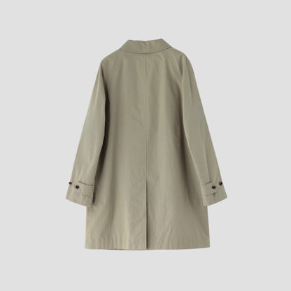 WASHED COTTON POPLIN COAT