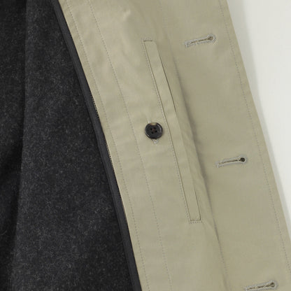 WASHED COTTON POPLIN COAT