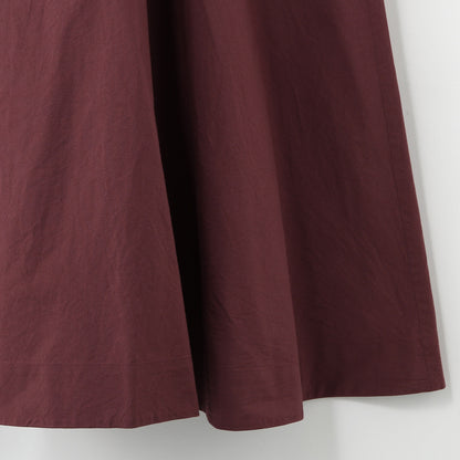 MATT COTTON SILK POPLIN DRESS