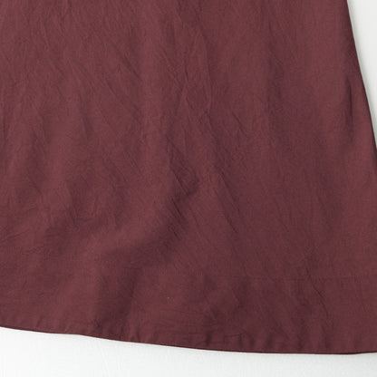 MATT COTTON SILK POPLIN DRESS
