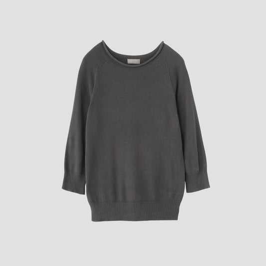 CAST OFF ROLL NECK KNIT