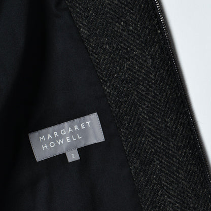 HERRINGBONE WOOL TWEED BLOUSON
