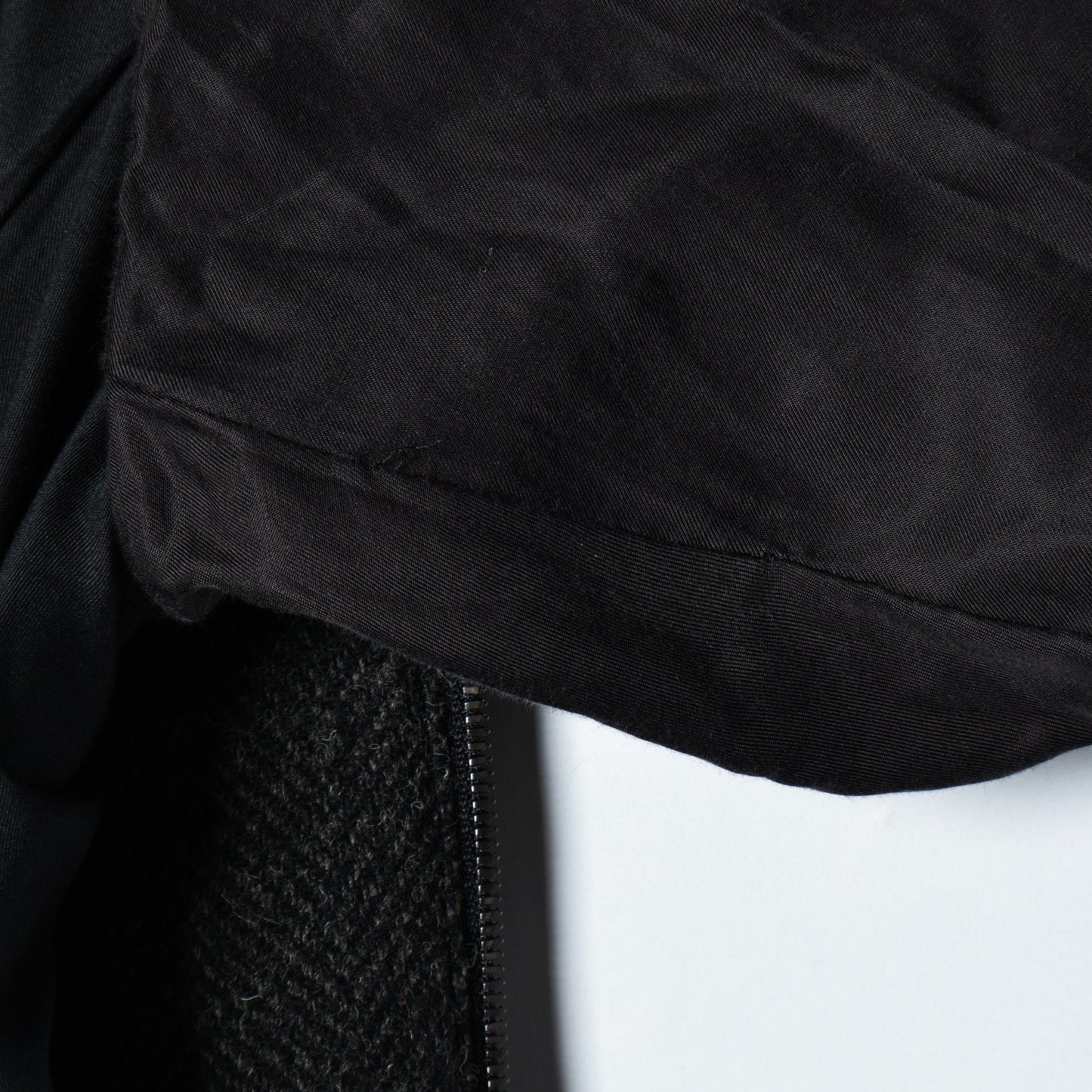 HERRINGBONE WOOL TWEED BLOUSON