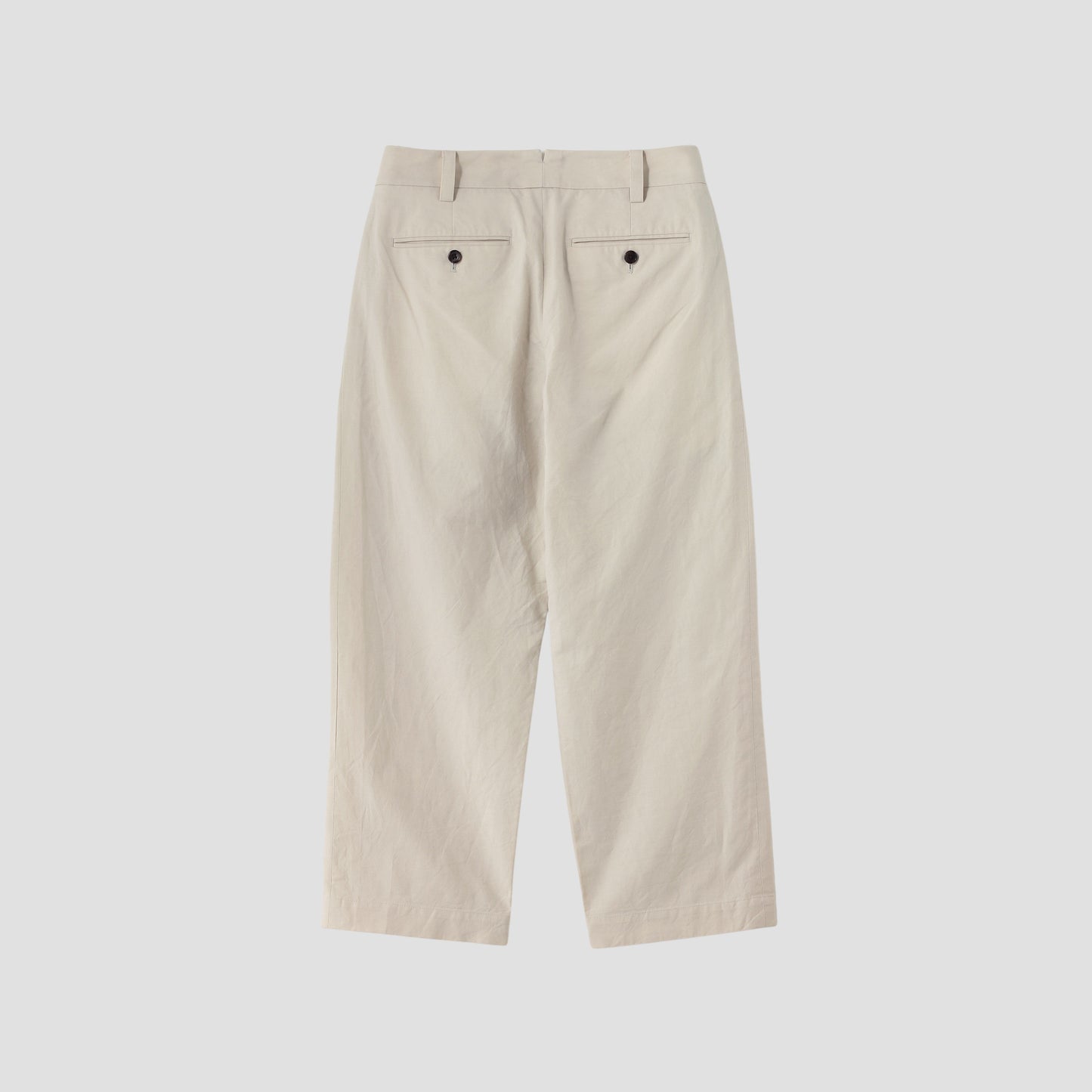COTTON LINEN SILK TROUSERS