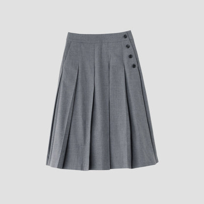 FLANNEL WOOL SKIRT