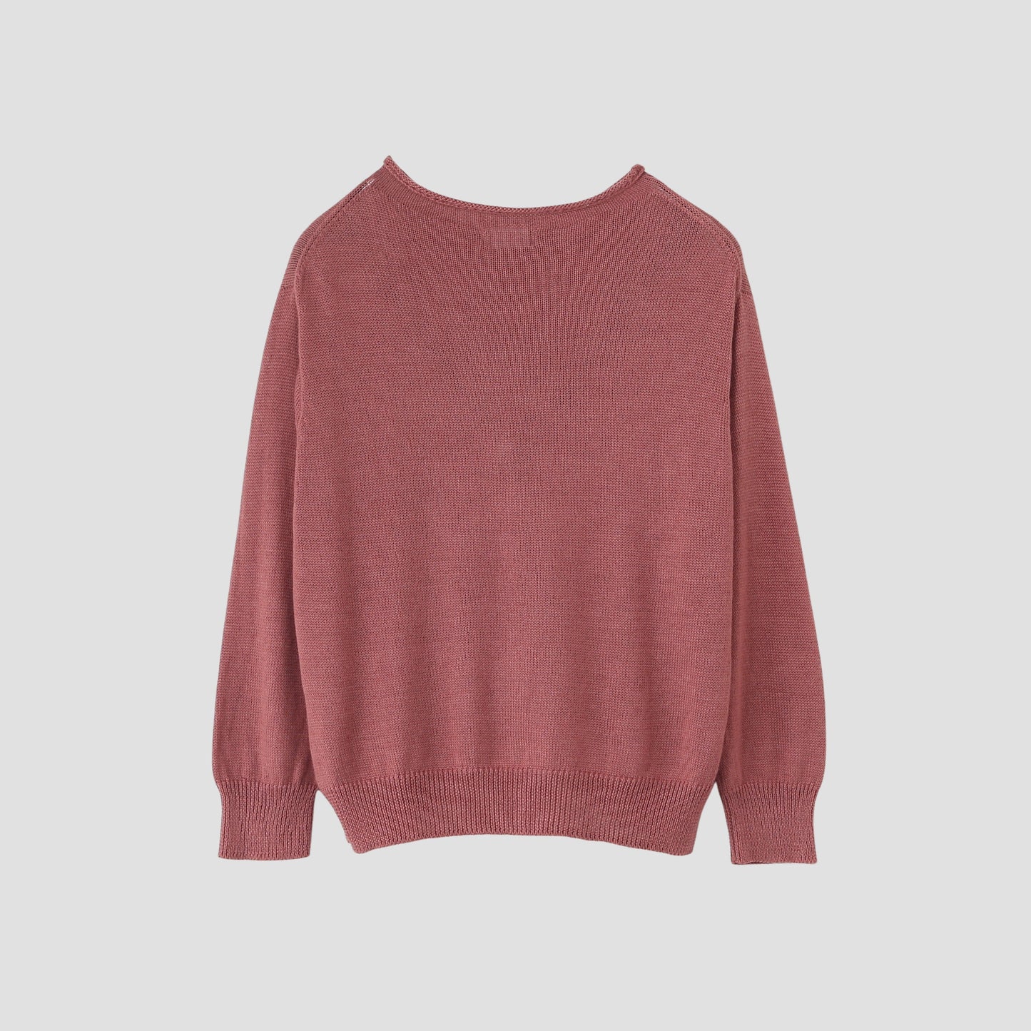 WOOL LINEN JUMPER KNIT