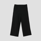 WOOL LINEN PINSTRIPE TROUSERS