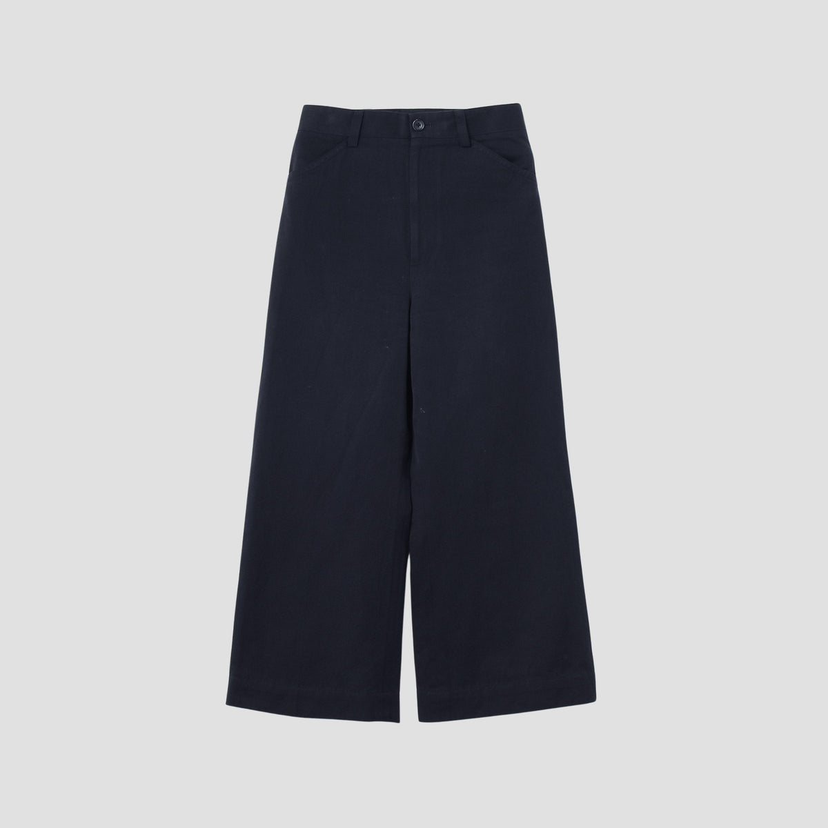 COTTON LINEN TWILL TROUSERS